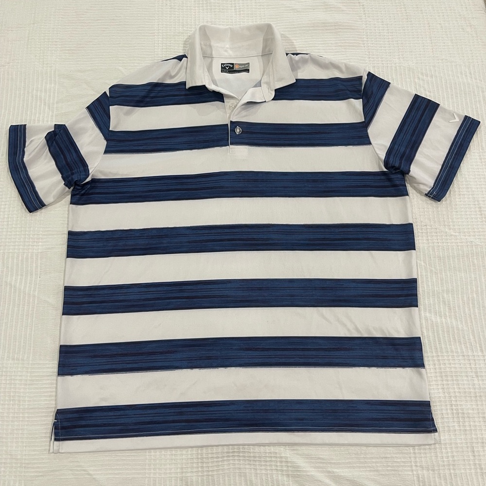 Callaway Opti-Dri Classic White Polo